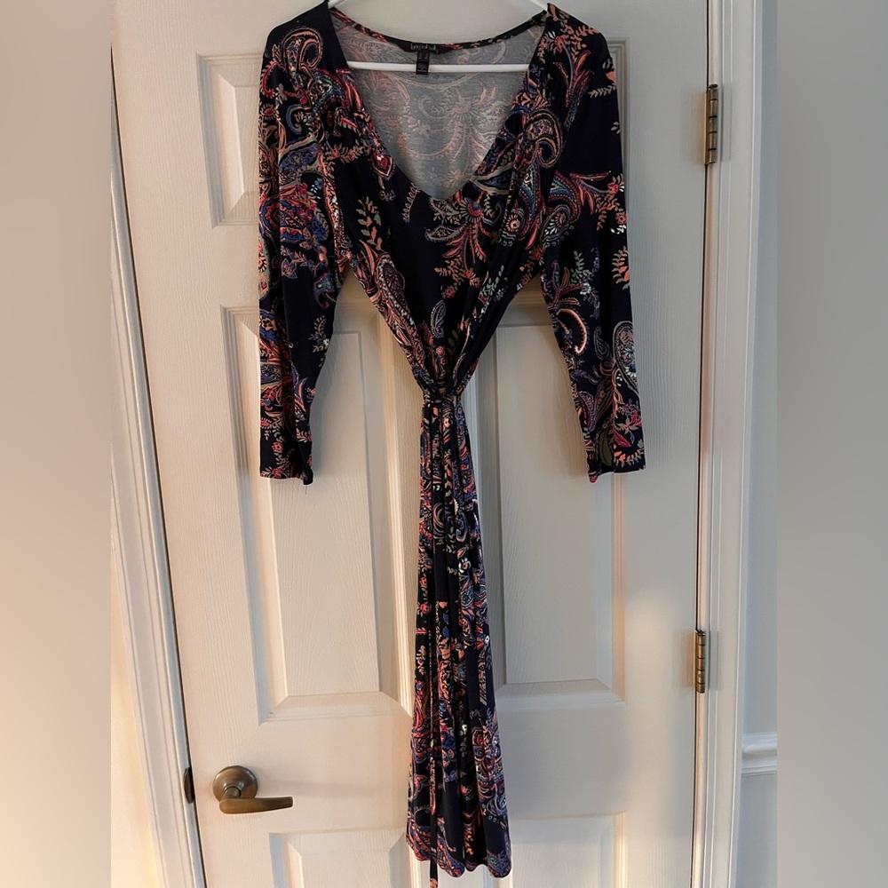LTS Navy print dress